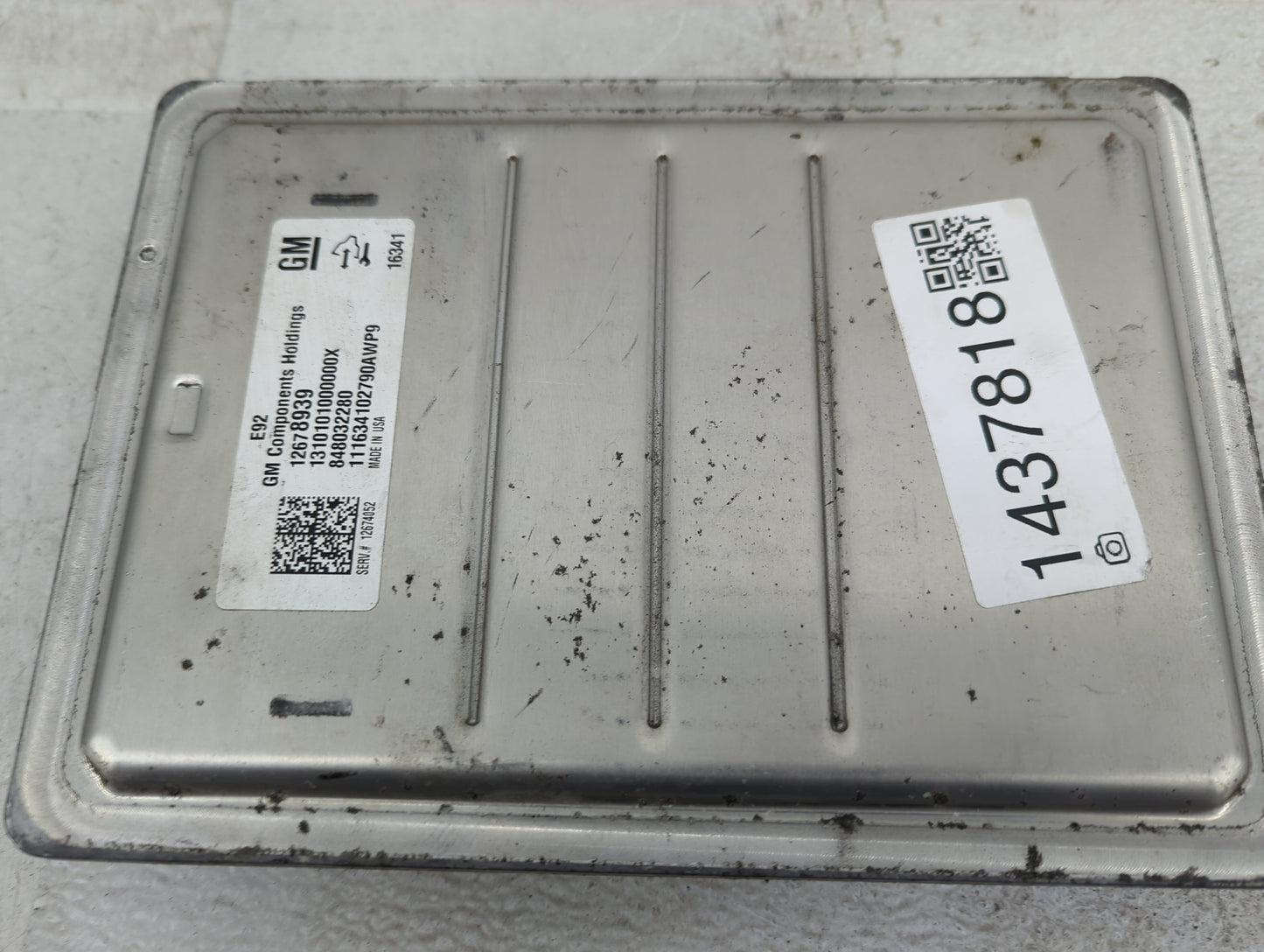 2017 Chevrolet Suburban 1500 PCM Engine Control Computer ECU ECM PCU OEM P/N:12678939 12674052 Fits Fits 2016 2018 OEM Used 