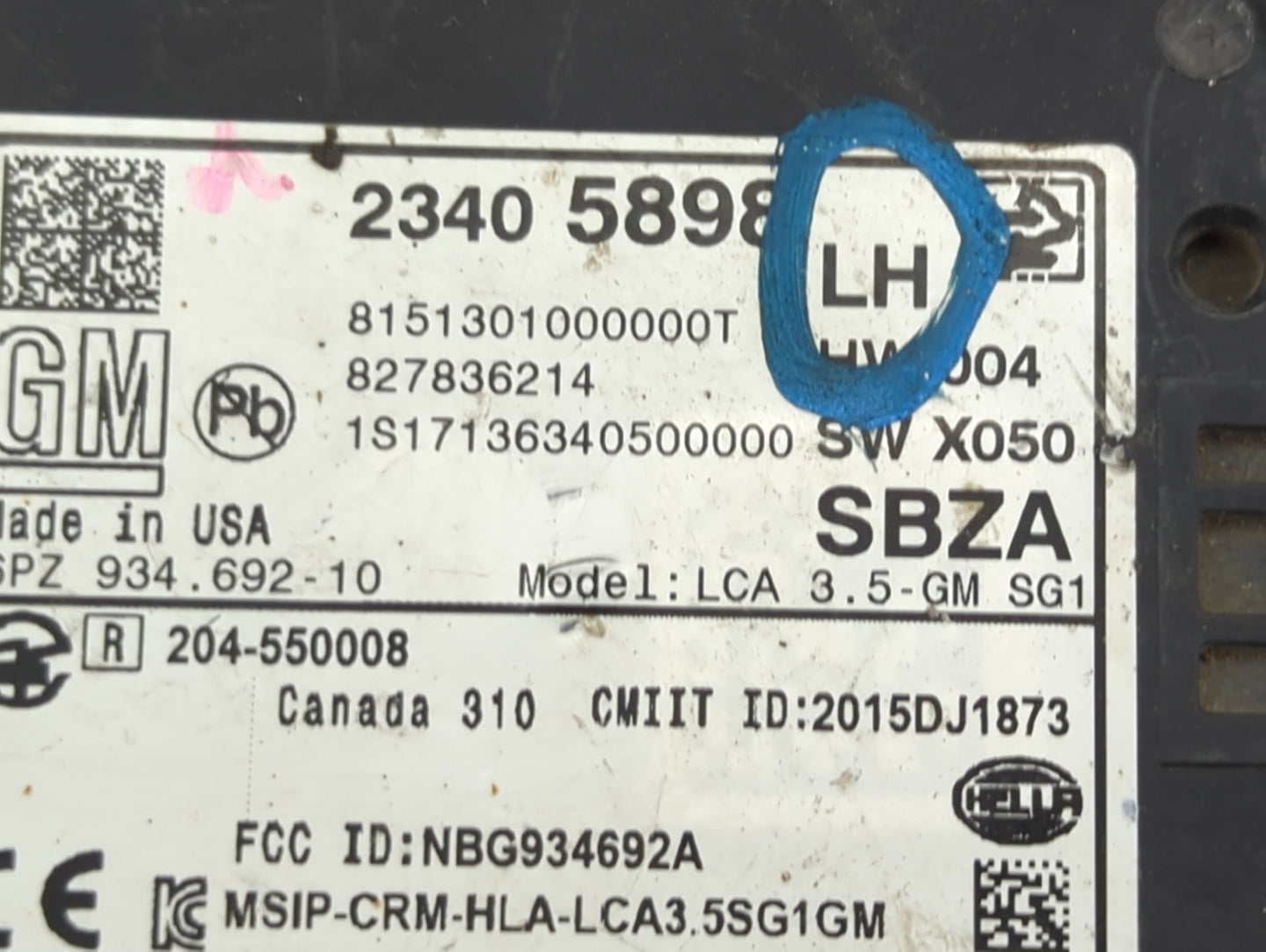 2017-2020 Chevrolet Tahoe Driver Assist Control Module - Oemusedautoparts1.com