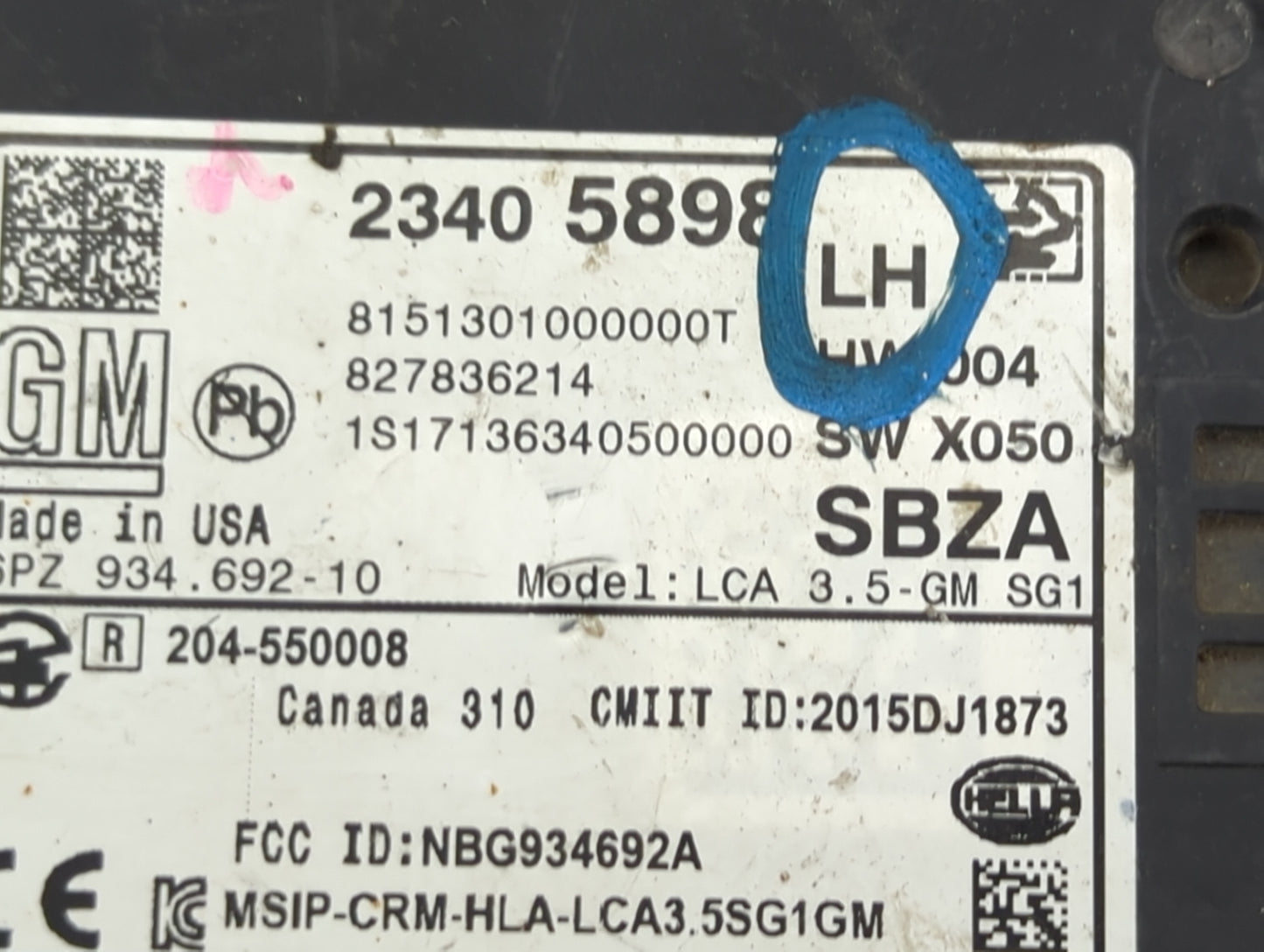 2017-2020 Chevrolet Tahoe Driver Assist Control Module - Oemusedautoparts1.com