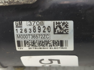 2015-2020 Chevrolet Tahoe Car Starter Motor Solenoid OEM P/N:M000T36572ZC 12638920 Fits Fits 2014 2015 2016 2017 2018 2019 2020 OEM Used Auto Parts