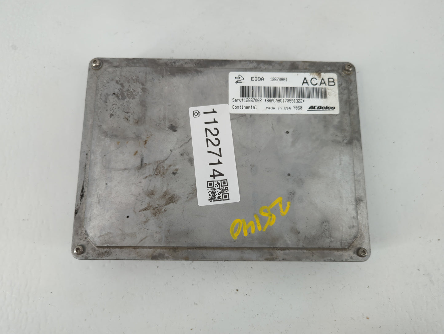 2017 Chevrolet Traverse PCM Engine Control Computer ECU ECM PCU OEM P/N:12670801 Fits Fits 2018 2019 2020 OEM Used Auto Part
