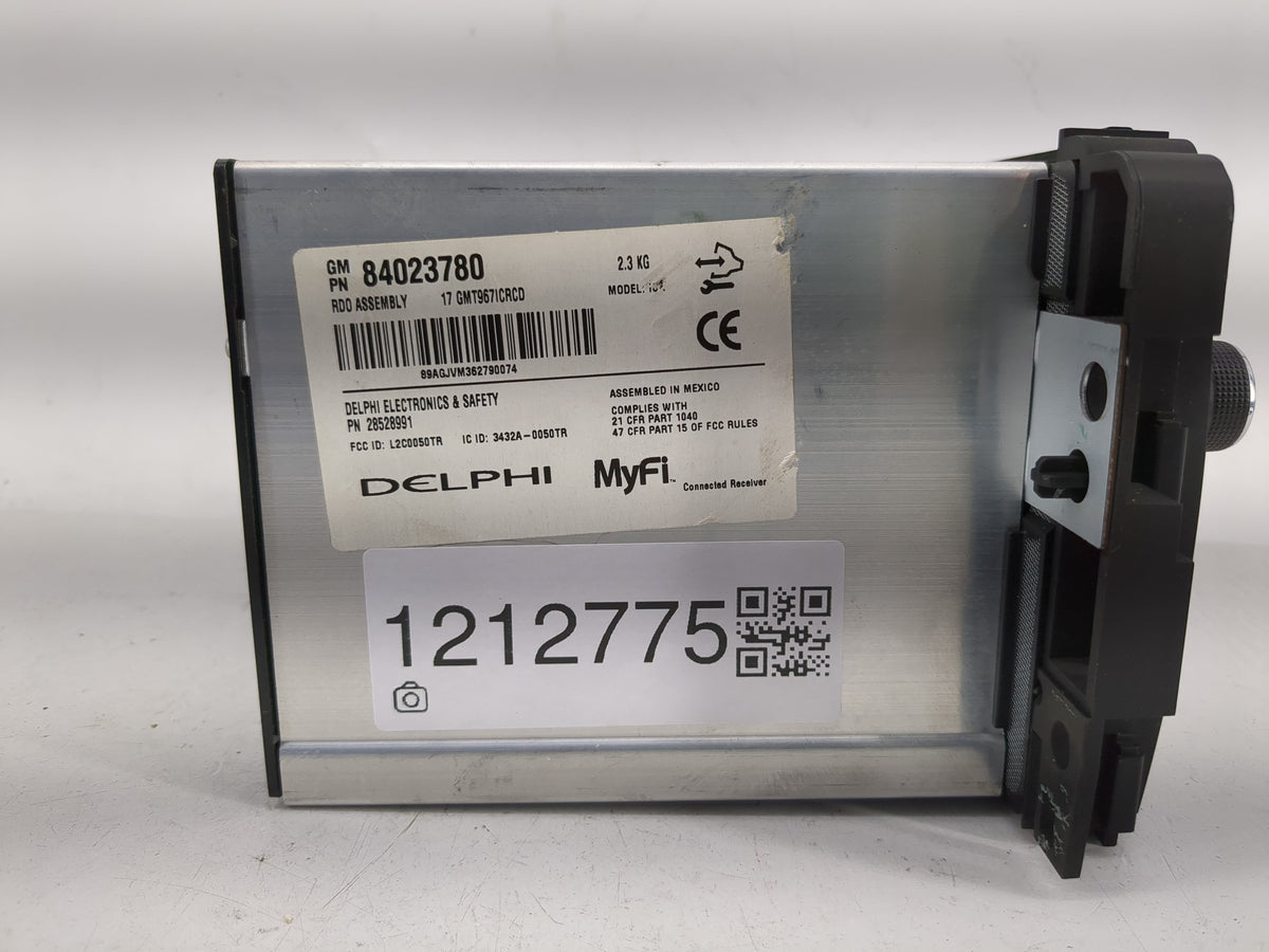 2015-2017 Chevrolet Traverse Radio AM FM Cd Player Receiver Replacement P/N:84023780 Fits Fits 2015 2016 2017 OEM Used Auto 
