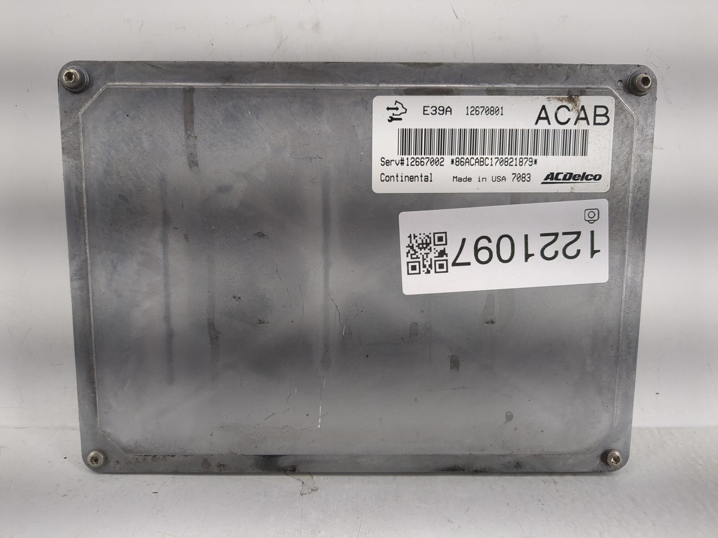 2017 Chevrolet Traverse PCM Engine Control Computer ECU ECM PCU OEM P/N:E39A12670801 Fits Fits 2018 2019 2020 OEM Used Auto 