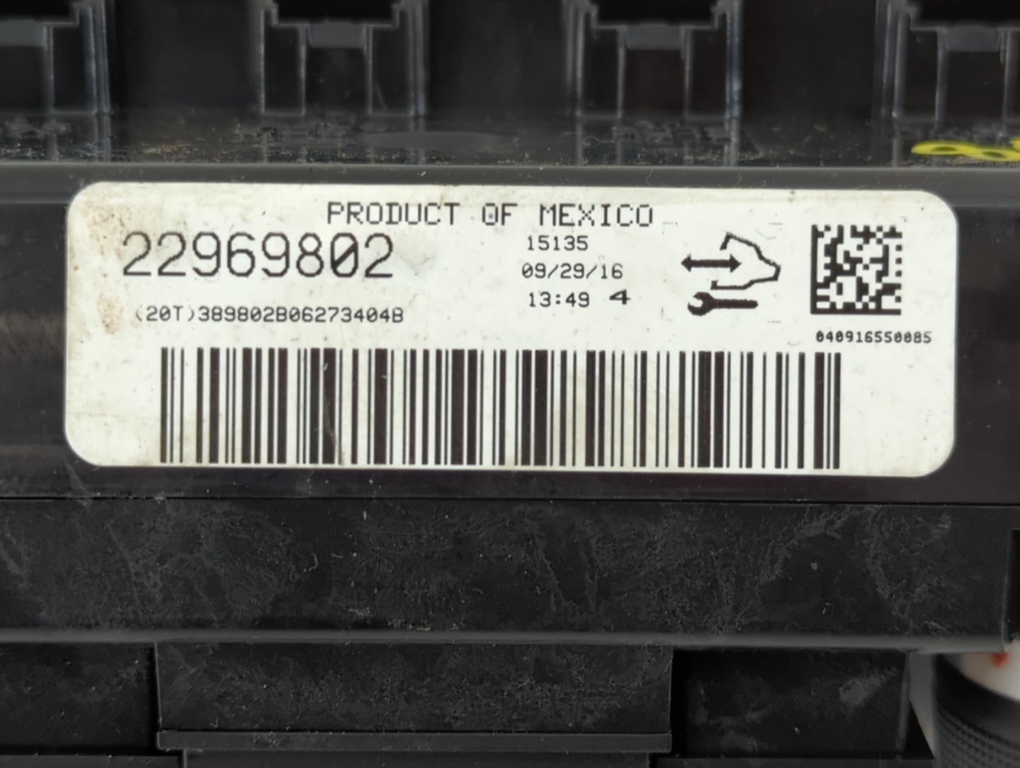 2013-2017 Chevrolet Traverse Climate Control Module Temperature AC/Heater Replacement P/N:22969802 Fits OEM Used Auto Parts 
