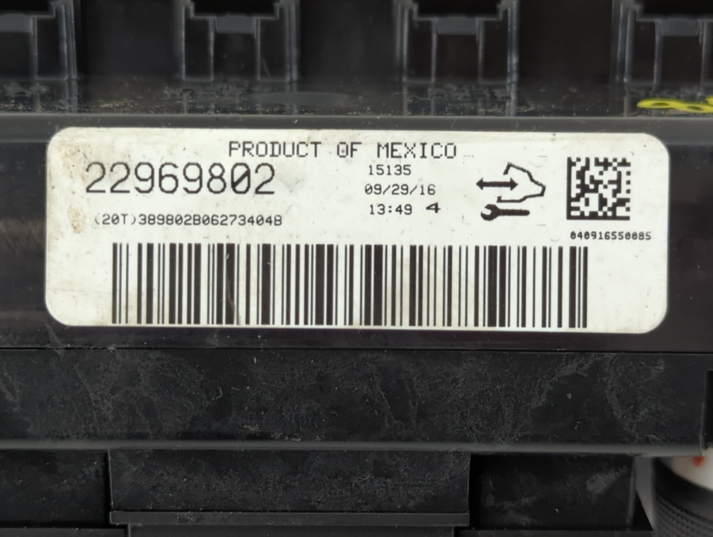 2013-2017 Chevrolet Traverse Climate Control Module Temperature AC/Heater Replacement P/N:22969802 Fits OEM Used Auto Parts 