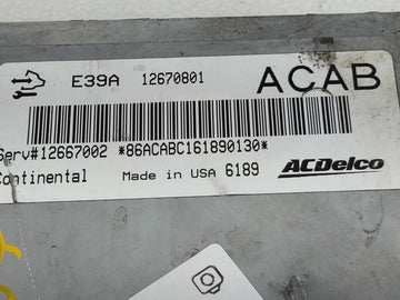 2017 Chevrolet Traverse PCM Engine Control Computer ECU ECM PCU OEM Fits Fits 2018 2019 2020 OEM Used Auto Parts