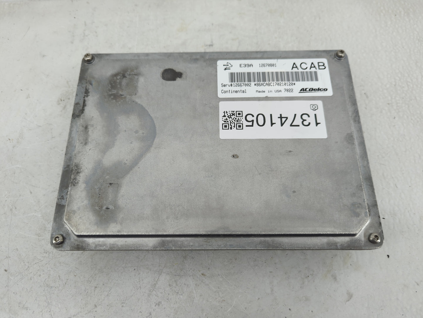 2017 Chevrolet Traverse PCM Engine Control Computer ECU ECM PCU OEM P/N:12670801 Fits Fits 2018 2019 2020 OEM Used Auto Part