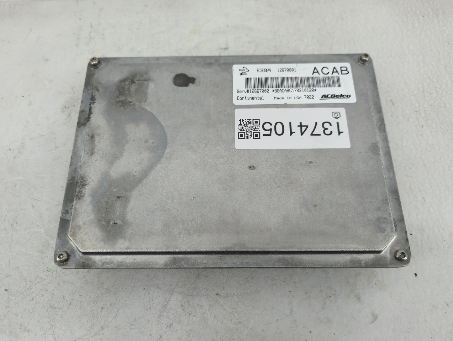2017 Chevrolet Traverse PCM Engine Control Computer ECU ECM PCU OEM P/N:12670801 Fits Fits 2018 2019 2020 OEM Used Auto Part