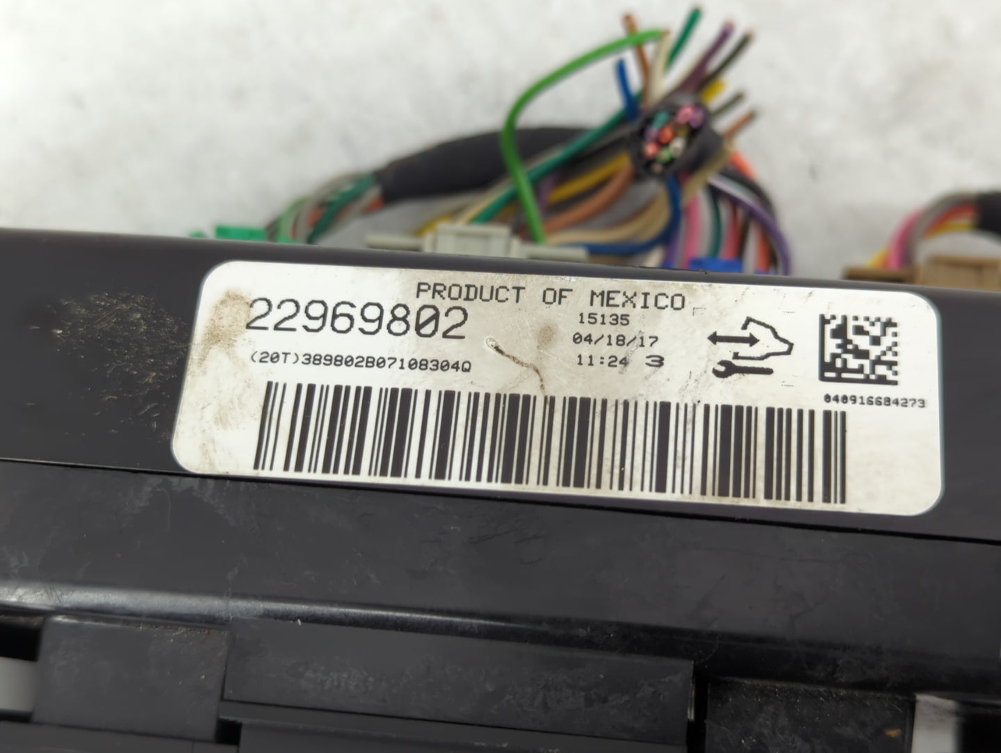 2013-2017 Chevrolet Traverse Climate Control Module Temperature AC/Heater Replacement P/N:22969802 Fits OEM Used Auto Parts 