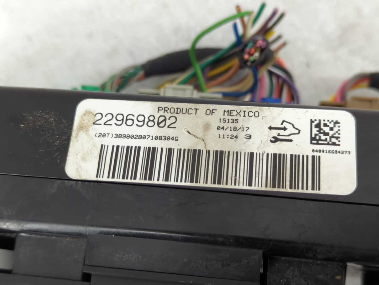 2013-2017 Chevrolet Traverse Climate Control Module Temperature AC/Heater Replacement P/N:22969802 Fits OEM Used Auto Parts 