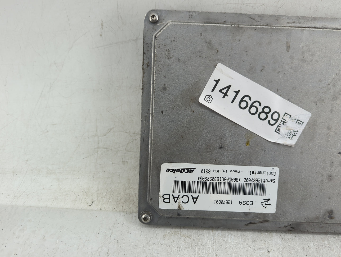 2017 Chevrolet Traverse PCM Engine Control Computer ECU ECM PCU OEM P/N:12670801 Fits Fits 2018 2019 2020 OEM Used Auto Part