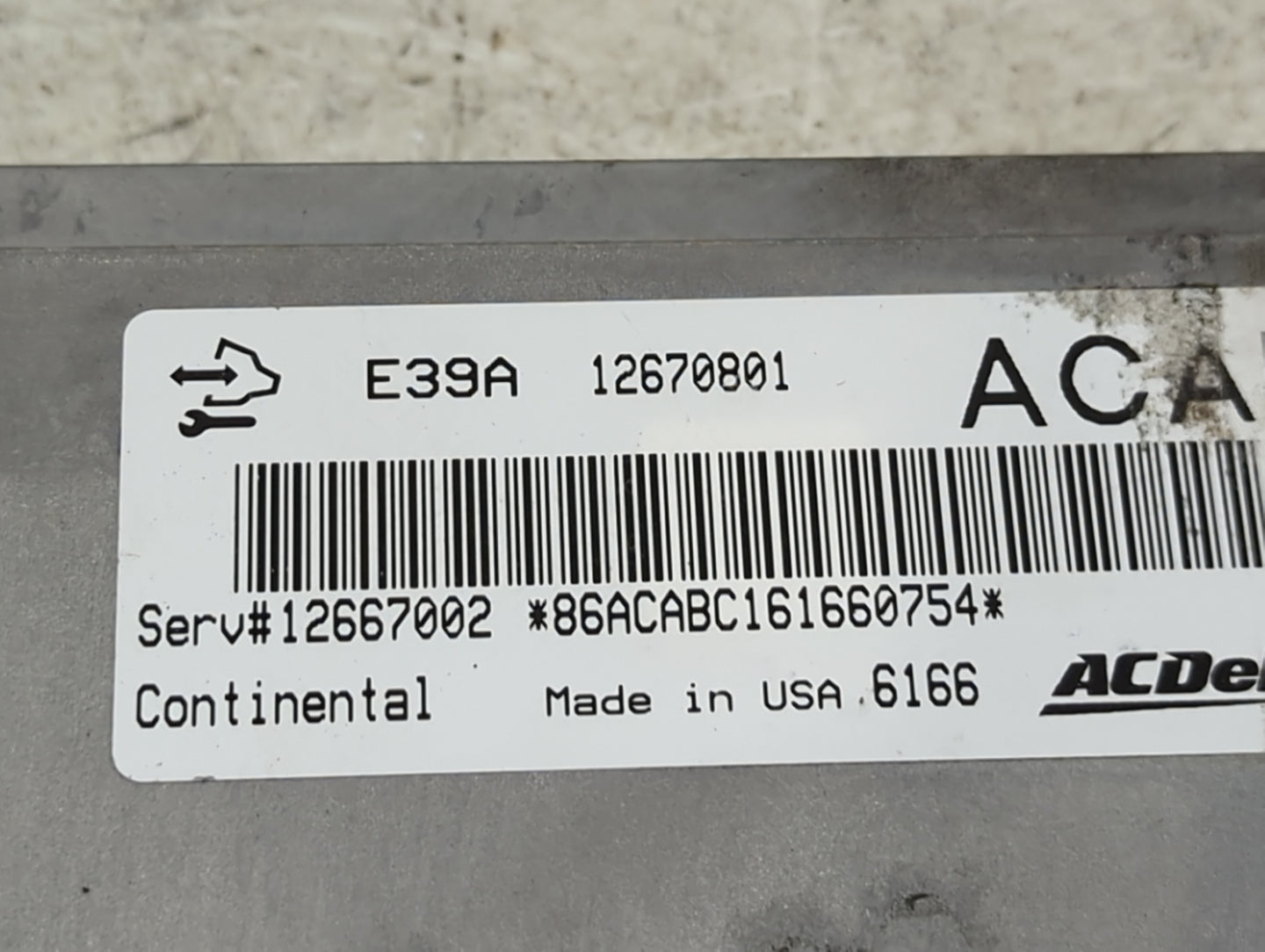 2017 Chevrolet Traverse PCM Engine Control Computer ECU ECM PCU OEM P/N:12670801 Fits Fits 2018 2019 2020 OEM Used Auto Part