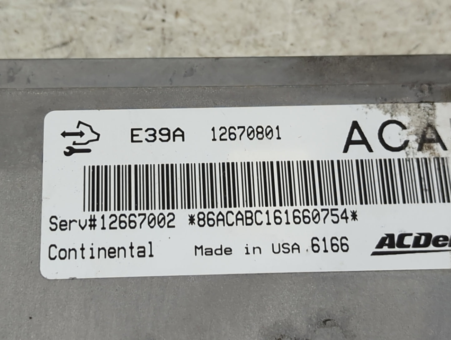 2017 Chevrolet Traverse PCM Engine Control Computer ECU ECM PCU OEM P/N:12670801 Fits Fits 2018 2019 2020 OEM Used Auto Part
