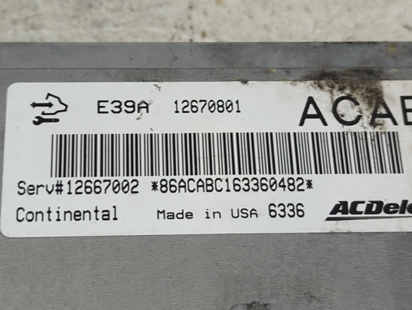 2017 Chevrolet Traverse PCM Engine Control Computer ECU ECM PCU OEM P/N:12670801 Fits Fits 2018 2019 2020 OEM Used Auto Part