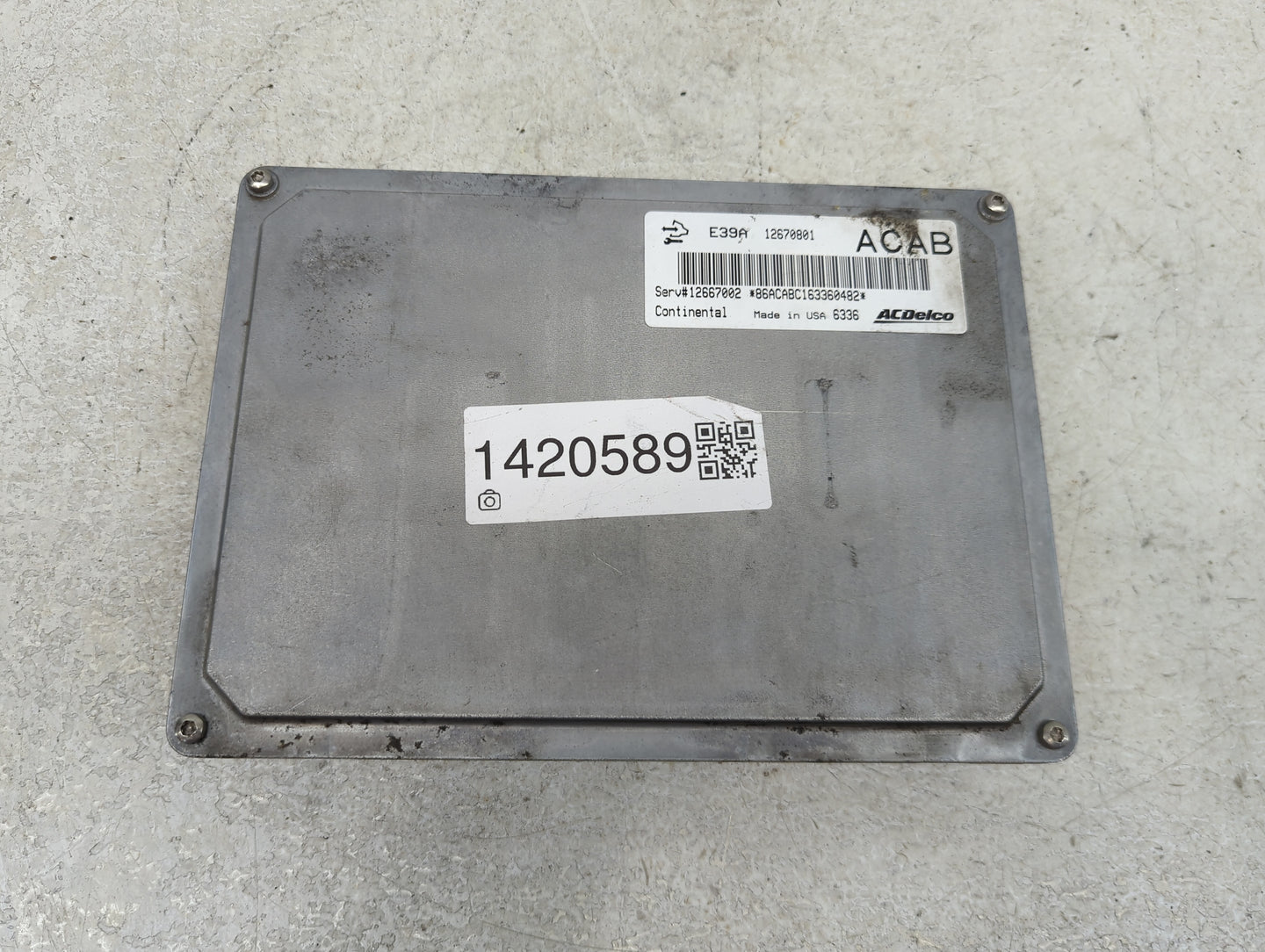 2017 Chevrolet Traverse PCM Engine Control Computer ECU ECM PCU OEM P/N:12670801 Fits Fits 2018 2019 2020 OEM Used Auto Part