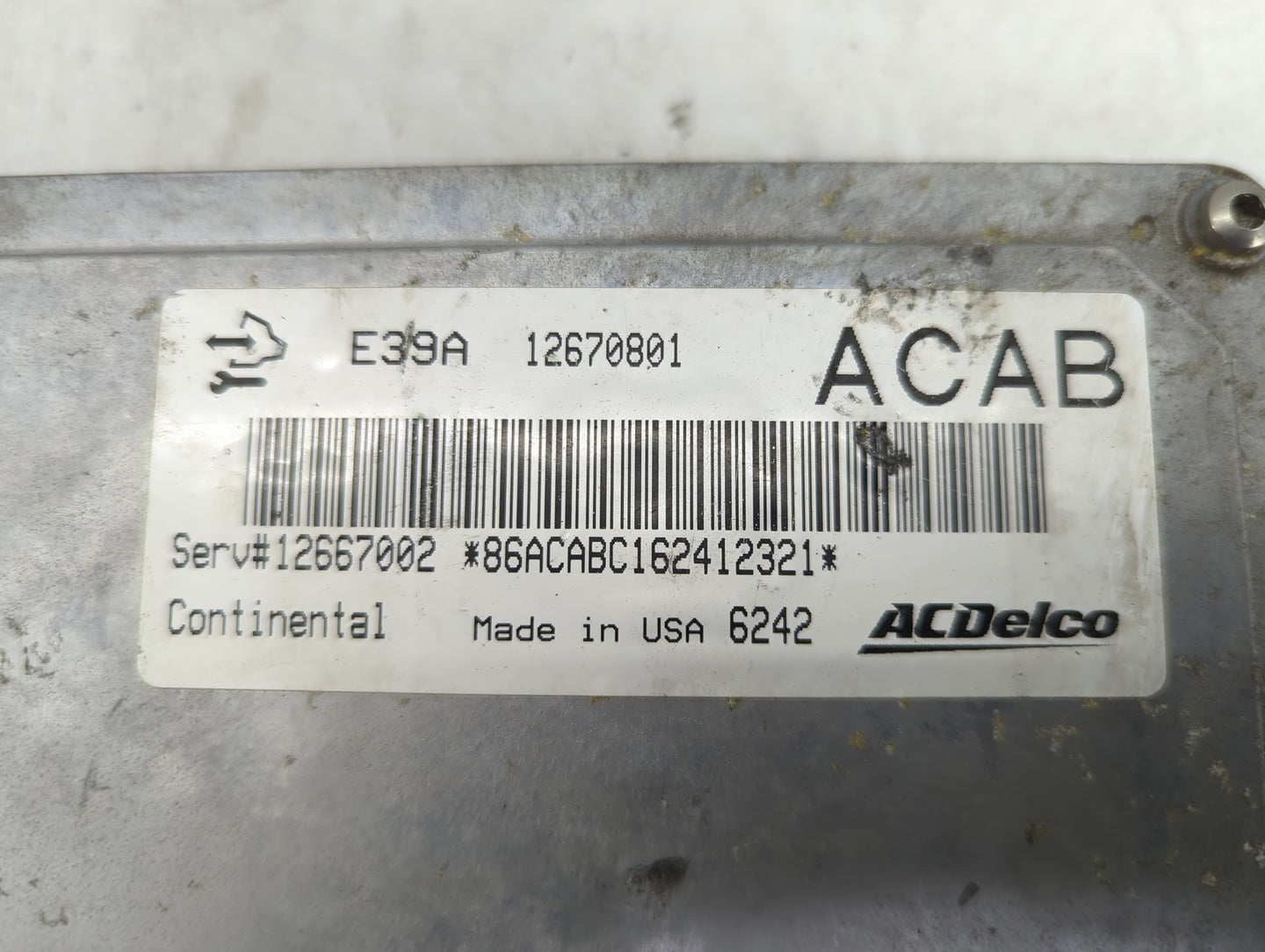 2017 Chevrolet Traverse PCM Engine Control Computer ECU ECM PCU OEM P/N:12670801 12667002 Fits Fits 2018 2019 2020 OEM Used 