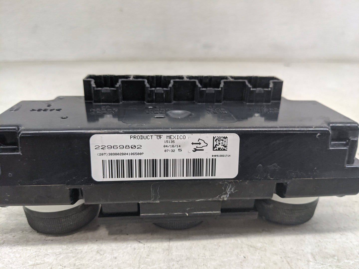 2013-2017 Chevrolet Traverse Climate Control Module Temperature AC/Heater Replacement P/N:22969802 Fits OEM Used Auto Parts 