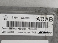 2017 Chevrolet Traverse PCM Engine Control Computer ECU ECM PCU OEM P/N:12670801 12667002 Fits Fits 2018 2019 2020 OEM Used 