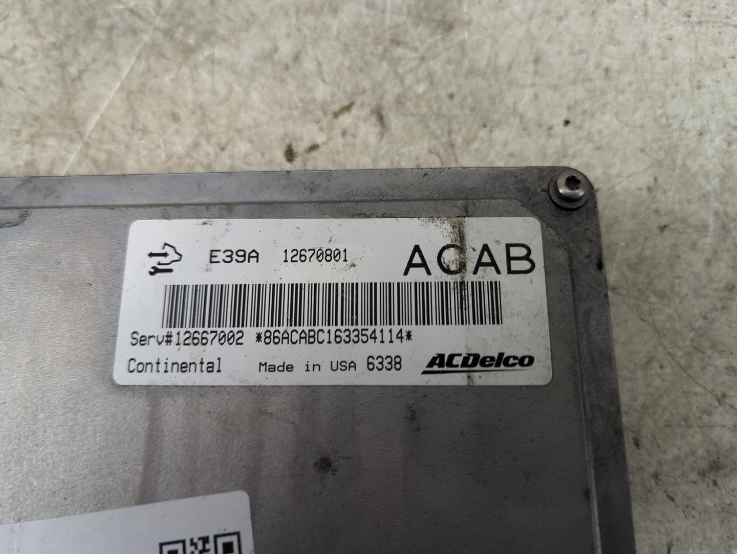 2017 Chevrolet Traverse PCM Engine Control Computer ECU ECM PCU OEM P/N:12670801 12667002, E39A, ACAB Fits Fits 2018 2019 20