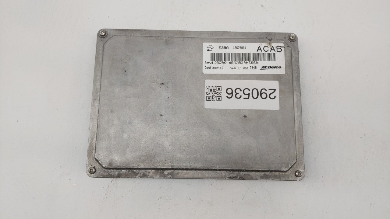 2017 Chevrolet Traverse PCM Engine Control Computer ECU ECM PCU OEM P/N:12666068 12667002, 12666070 Fits Fits 2018 2019 2020