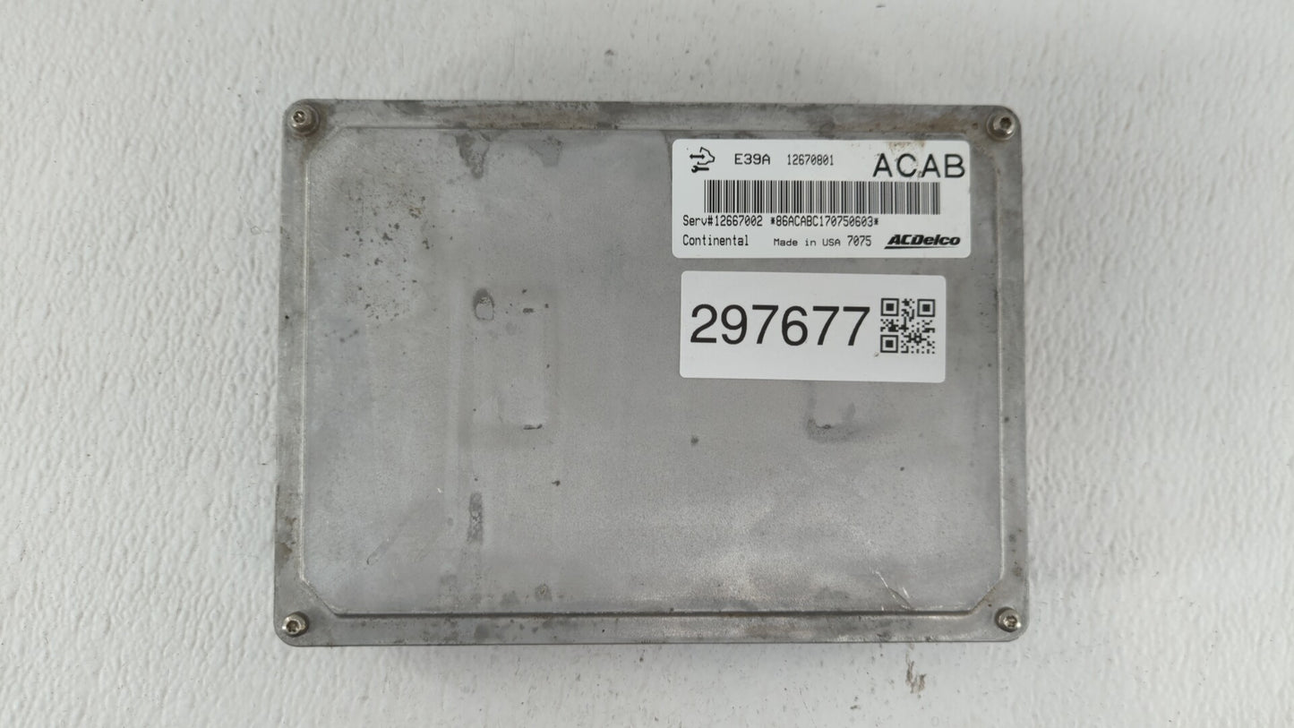 2017 Chevrolet Traverse PCM Engine Control Computer ECU ECM PCU OEM P/N:12666068 12667002, 12666070 Fits Fits 2018 2019 2020