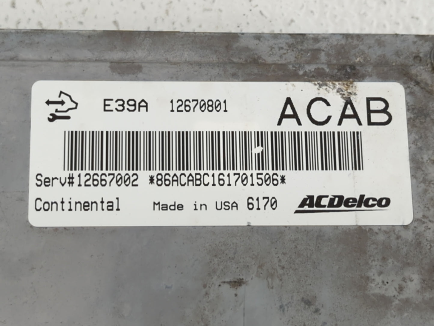 2017 Chevrolet Traverse PCM Engine Control Computer ECU ECM PCU OEM P/N:12667002 12698026, 12673932, 12708794 Fits Fits 2018