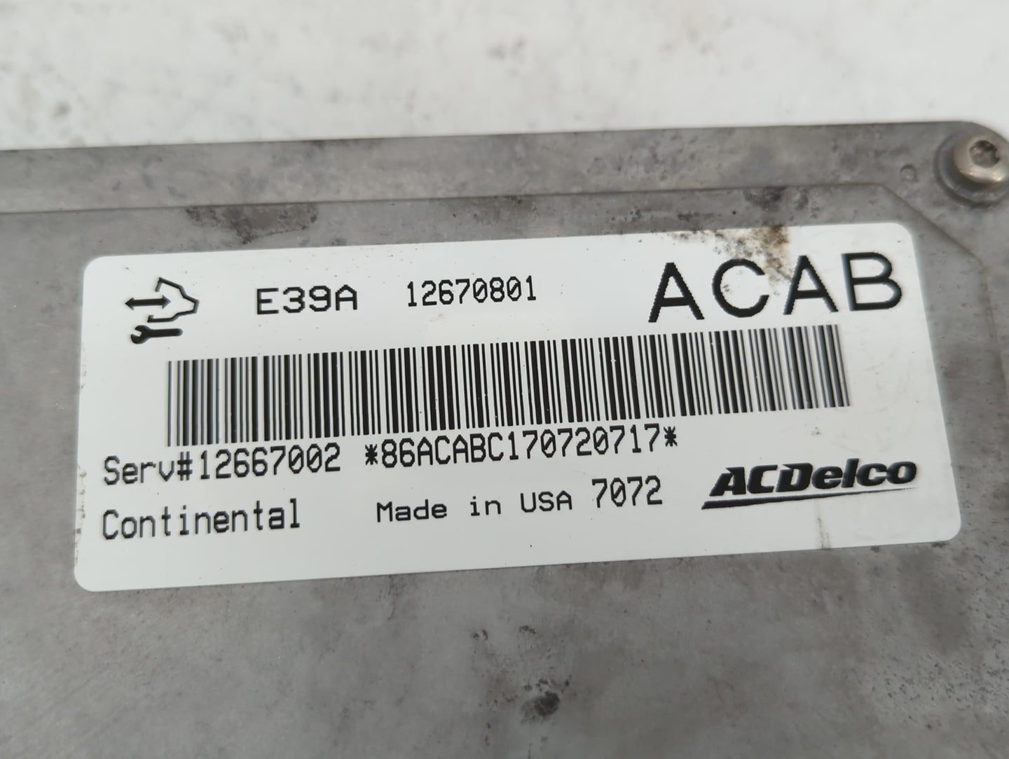 2017 Chevrolet Traverse PCM Engine Control Computer ECU ECM PCU OEM P/N:12667002 12666129, 12694743 Fits Fits 2018 2019 2020