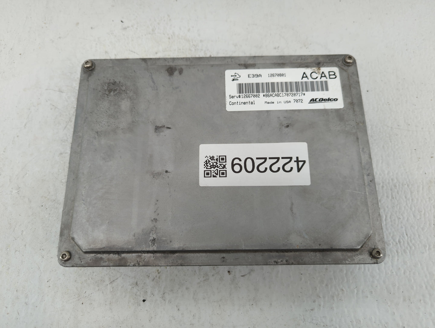 2017 Chevrolet Traverse PCM Engine Control Computer ECU ECM PCU OEM P/N:12667002 12666129, 12694743 Fits Fits 2018 2019 2020
