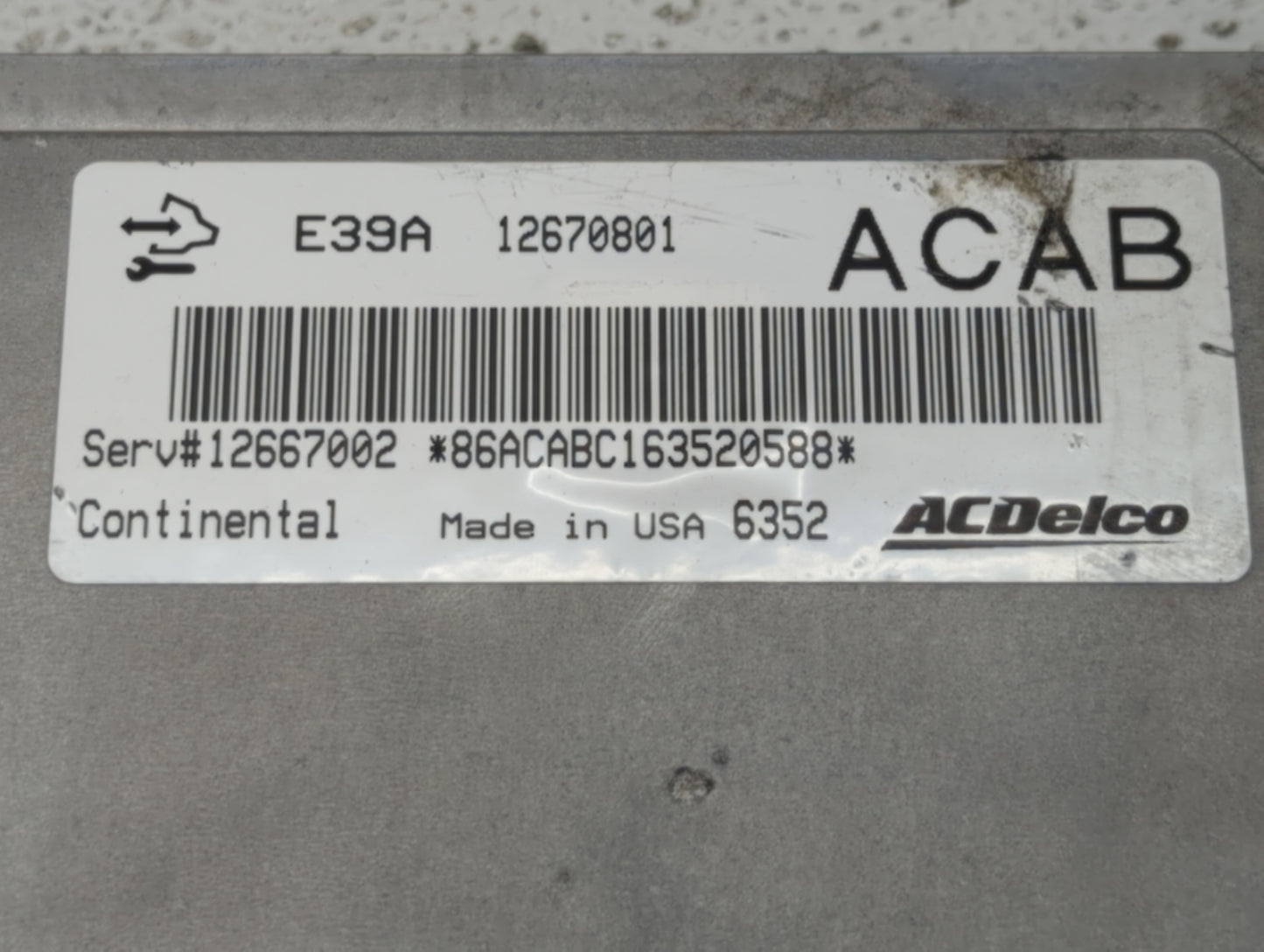 2017 Chevrolet Traverse PCM Engine Control Computer ECU ECM PCU OEM P/N:12667002 12667189, 12685918 Fits Fits 2018 2019 2020