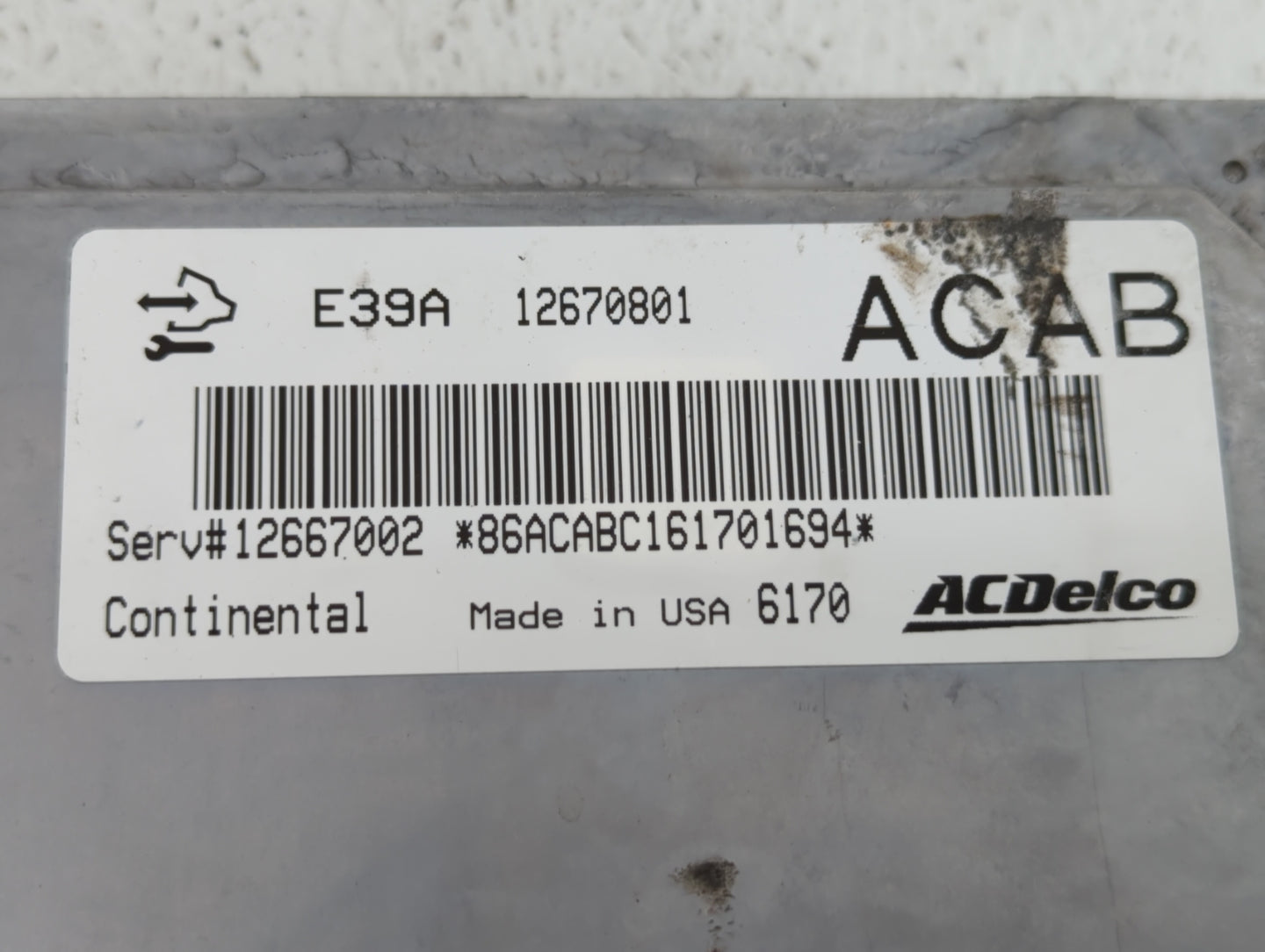 2017 Chevrolet Traverse PCM Engine Control Computer ECU ECM PCU OEM P/N:12667189 12708794, 12719362 Fits Fits 2018 2019 2020