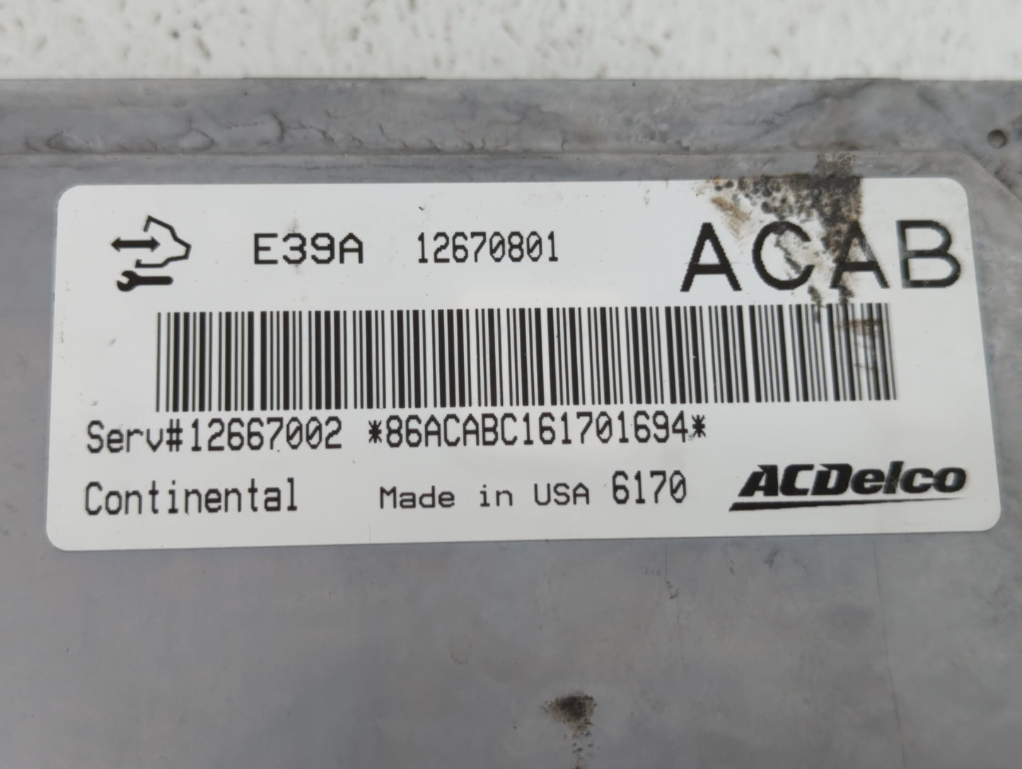 2017 Chevrolet Traverse PCM Engine Control Computer ECU ECM PCU OEM P/N:12667189 12708794, 12719362 Fits Fits 2018 2019 2020