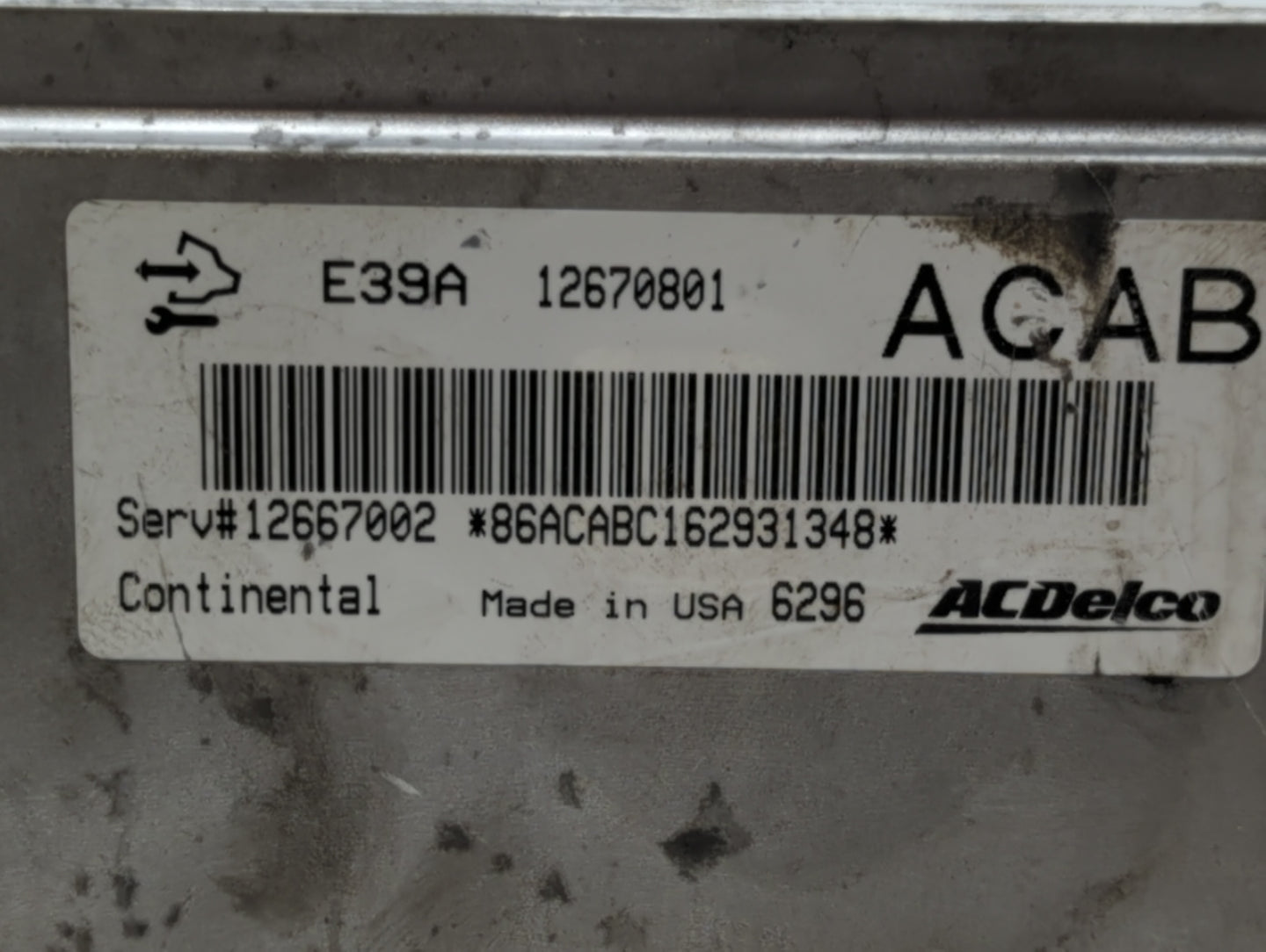2017 Chevrolet Traverse PCM Engine Control Computer ECU ECM PCU OEM P/N:12667002 12670801, 12666070 Fits Fits 2018 2019 2020
