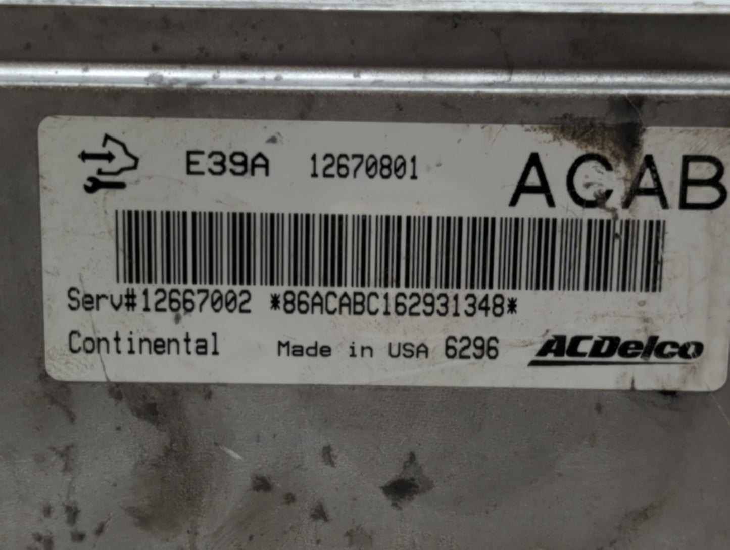 2017 Chevrolet Traverse PCM Engine Control Computer ECU ECM PCU OEM P/N:12667002 12670801, 12666070 Fits Fits 2018 2019 2020