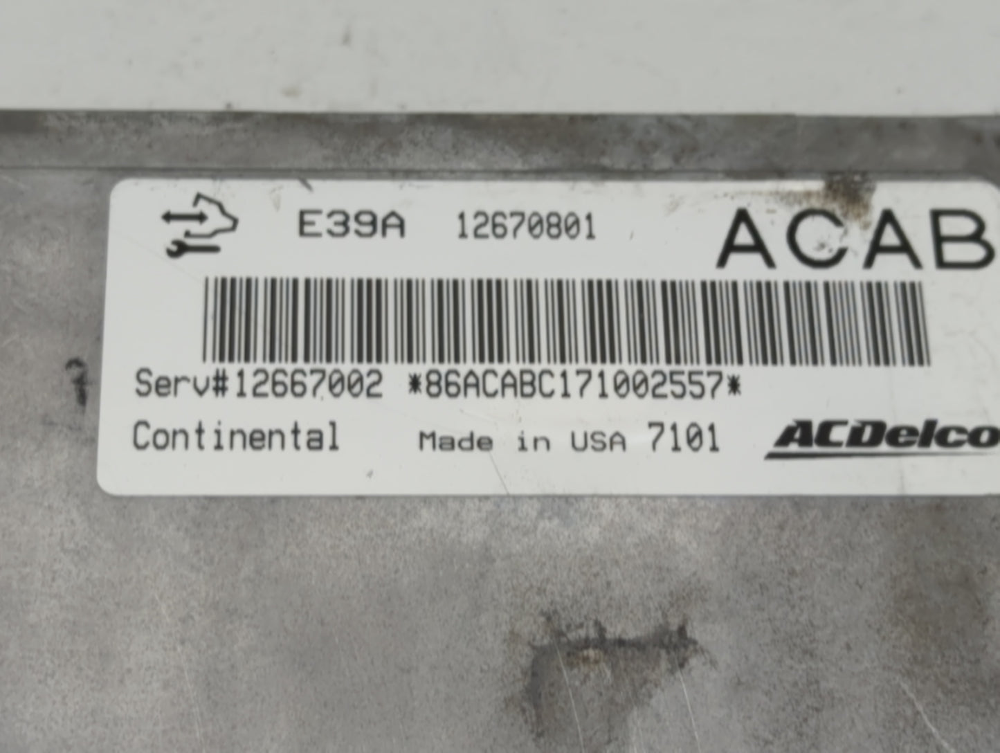 2017 Chevrolet Traverse PCM Engine Control Computer ECU ECM PCU OEM P/N:12670801 Fits Fits 2018 2019 2020 OEM Used Auto Part