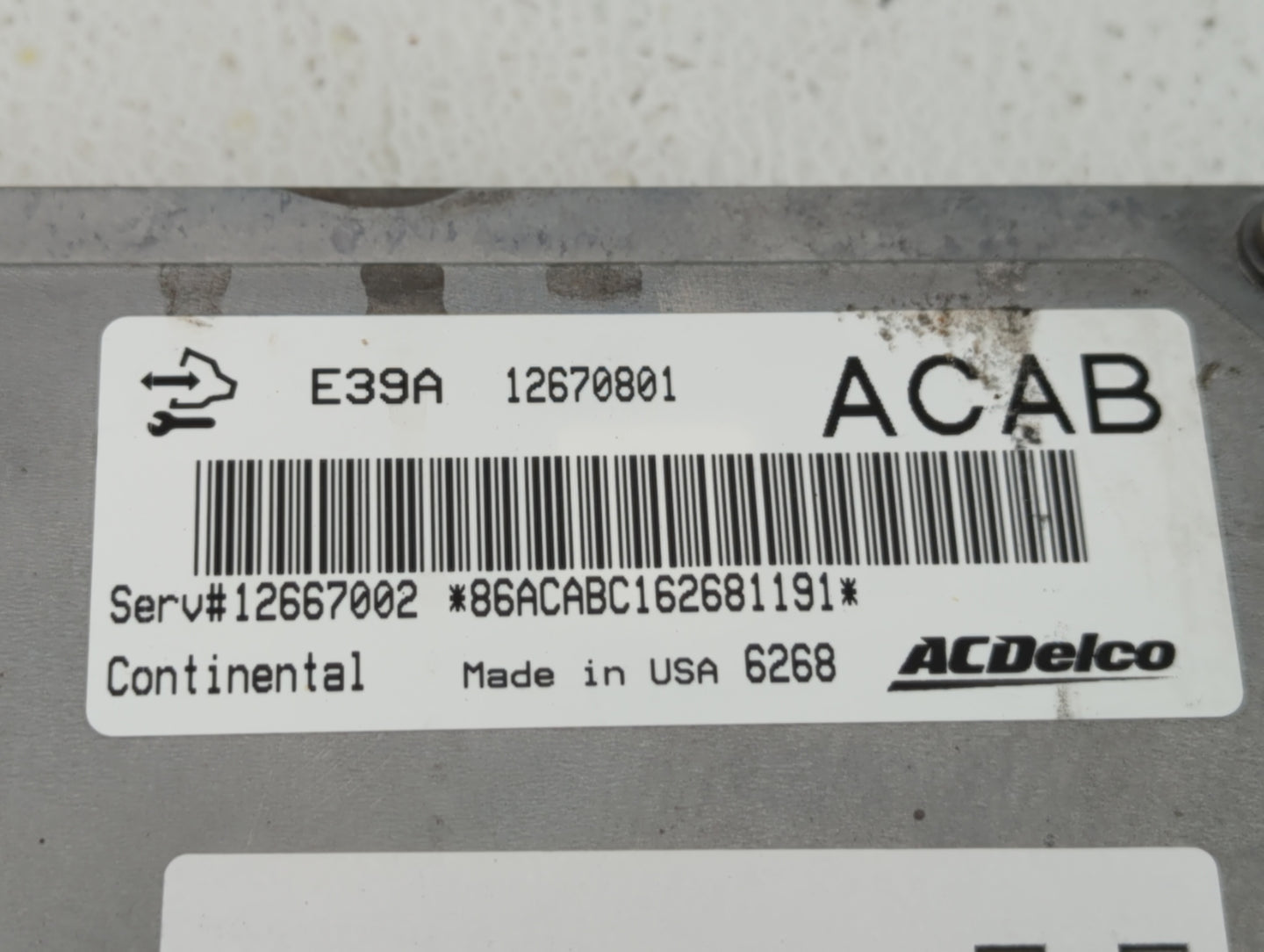 2017 Chevrolet Traverse PCM Engine Control Computer ECU ECM PCU OEM P/N:12667002 12670801 Fits Fits 2018 2019 2020 OEM Used 
