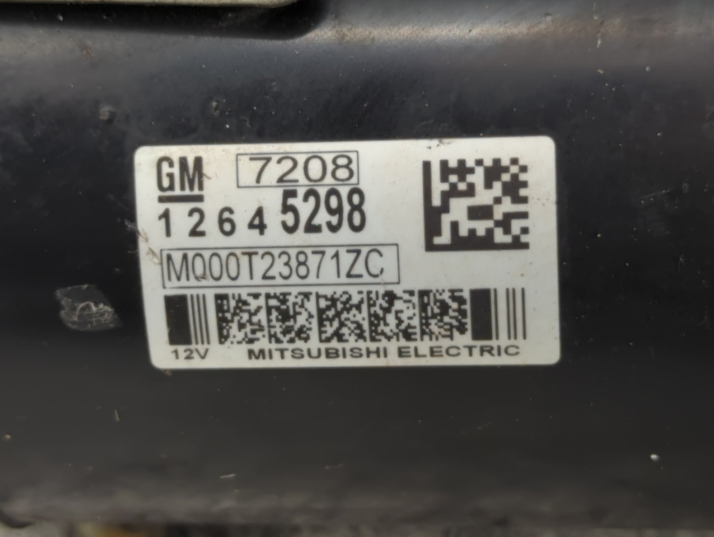 2017 Chevrolet Traverse Car Starter Motor Solenoid OEM P/N:M000T23871ZC 12645298 Fits OEM Used Auto Parts - Oemusedautoparts