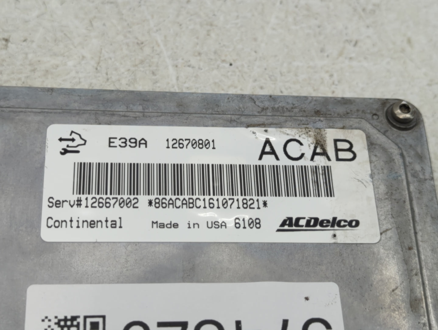 2017 Chevrolet Traverse PCM Engine Control Computer ECU ECM PCU OEM P/N:12670801 Fits Fits 2018 2019 2020 OEM Used Auto Part