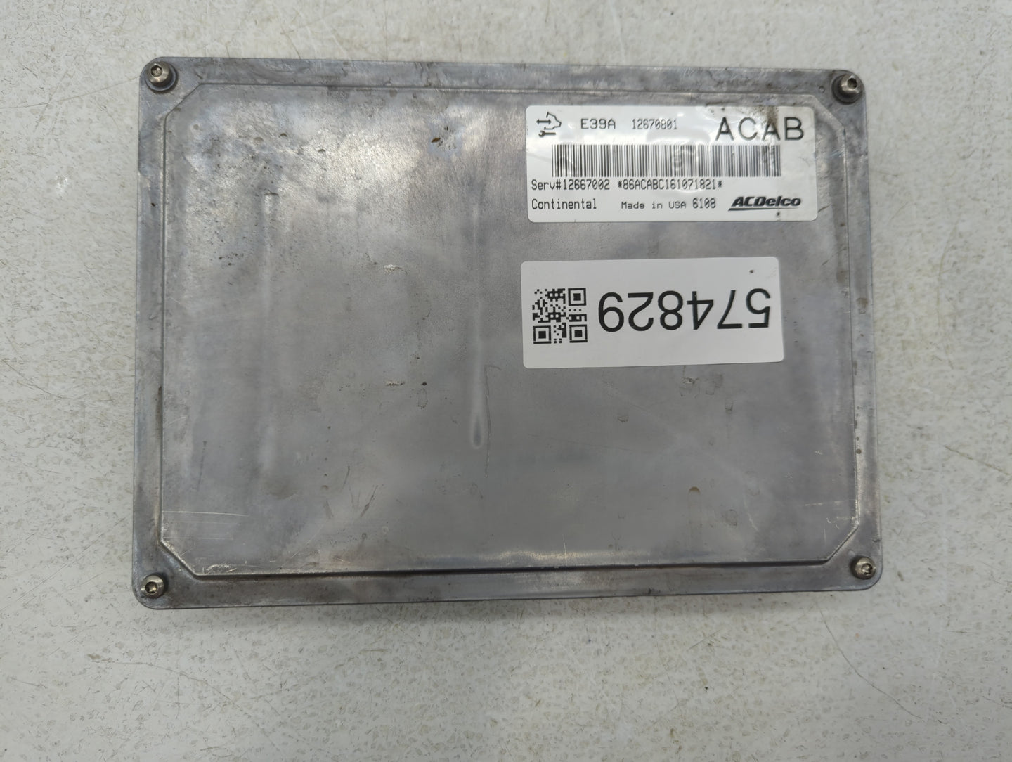2017 Chevrolet Traverse PCM Engine Control Computer ECU ECM PCU OEM P/N:12670801 Fits Fits 2018 2019 2020 OEM Used Auto Part
