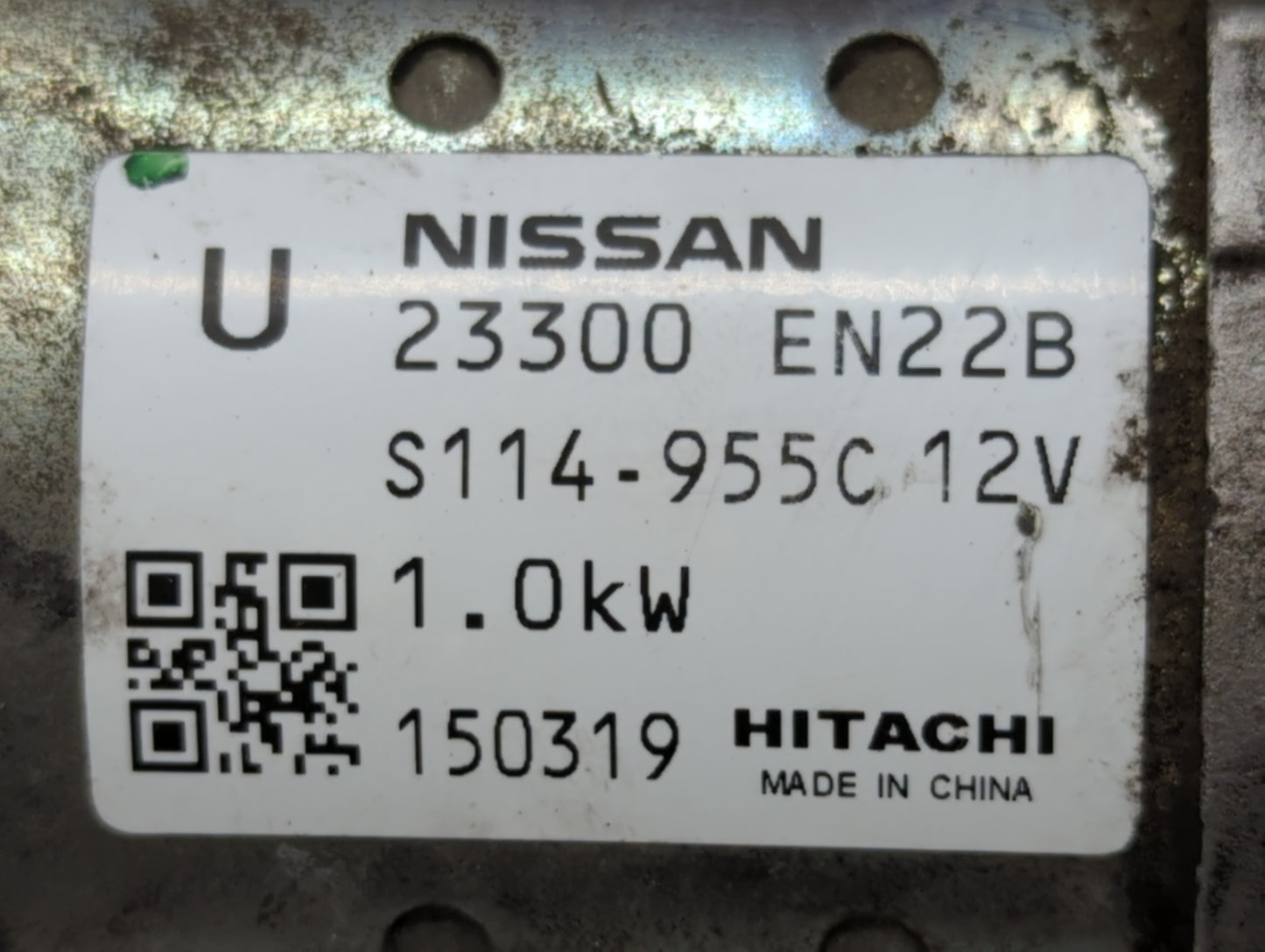 2017 Chevrolet Traverse Car Starter Motor Solenoid OEM P/N:23300 EN22B Fits OEM Used Auto Parts - Oemusedautoparts1.com