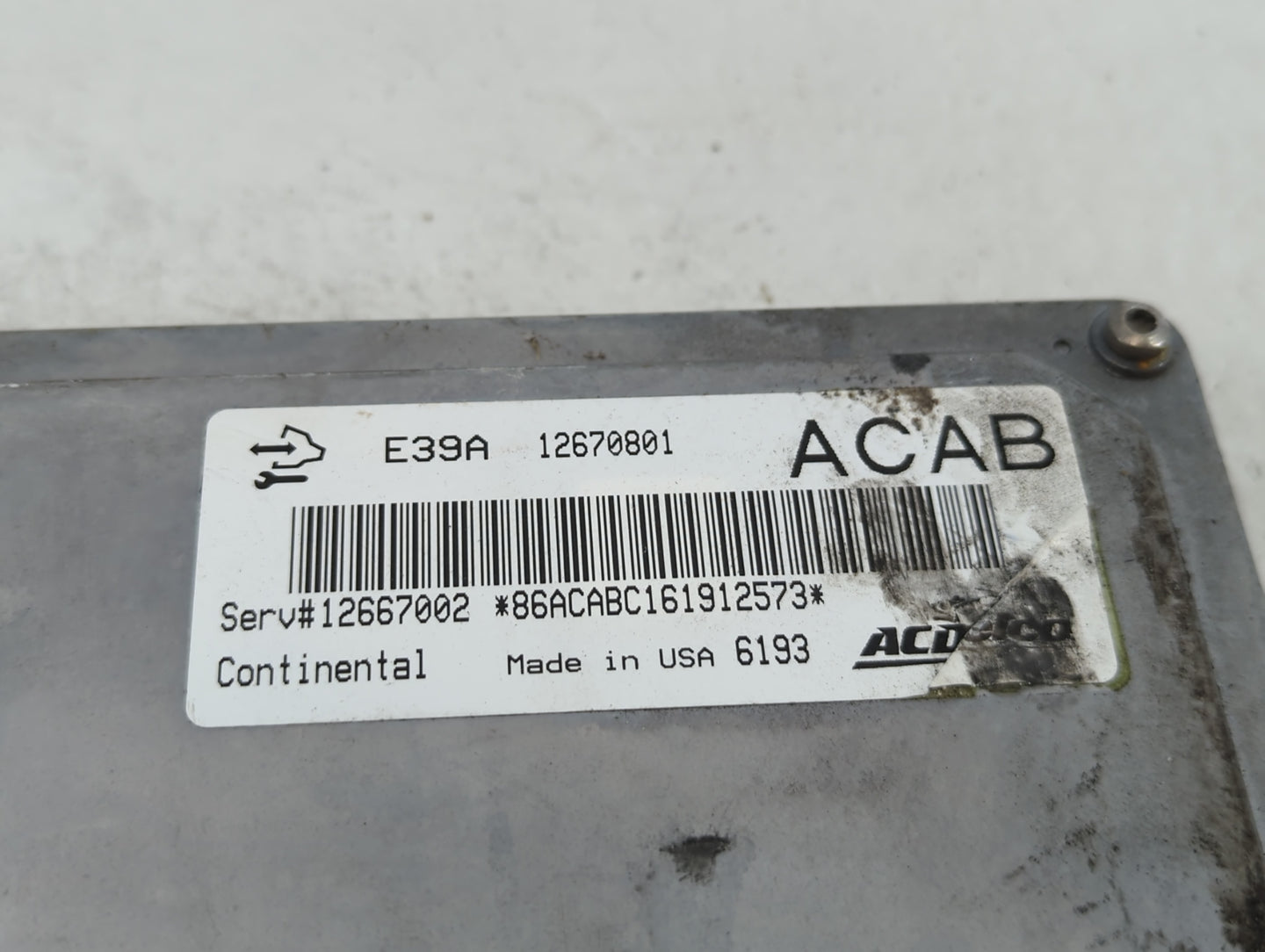2017 Chevrolet Traverse PCM Engine Control Computer ECU ECM PCU OEM P/N:12667002 E39A 12670801 Fits Fits 2018 2019 2020 OEM 