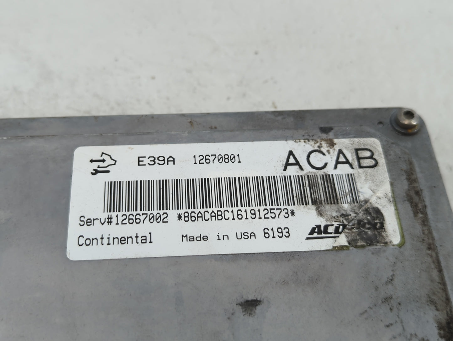 2017 Chevrolet Traverse PCM Engine Control Computer ECU ECM PCU OEM P/N:12667002 E39A 12670801 Fits Fits 2018 2019 2020 OEM 