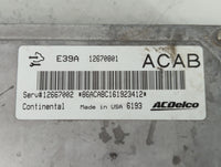 2017 Chevrolet Traverse PCM Engine Control Computer ECU ECM PCU OEM P/N:12670801 Fits Fits 2018 2019 2020 OEM Used Auto Part