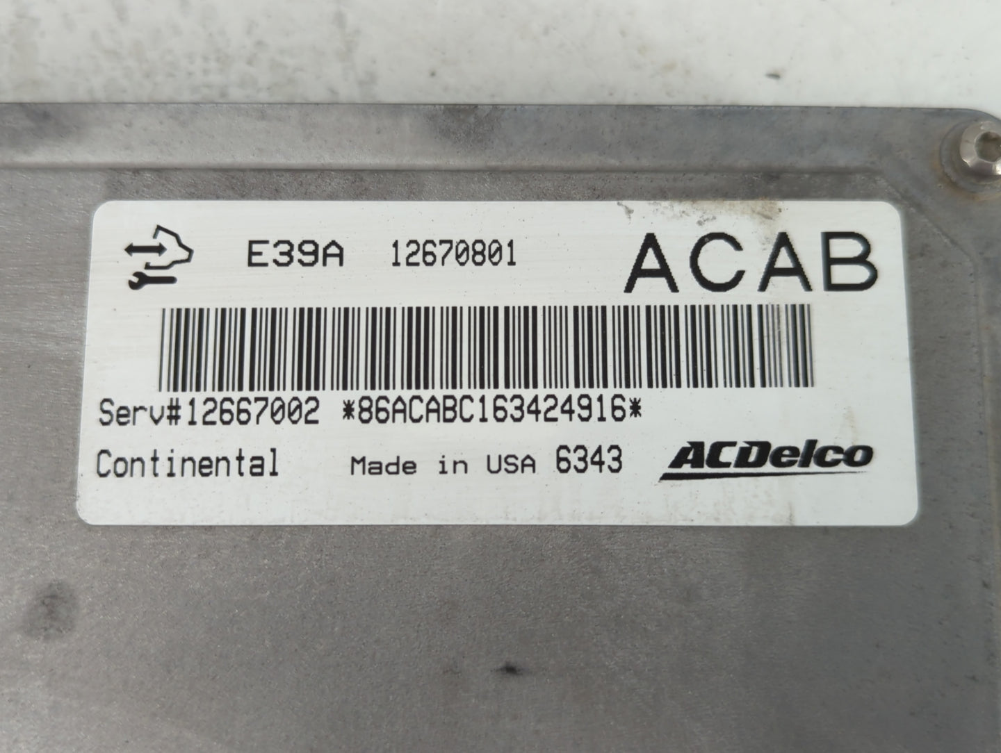 2017 Chevrolet Traverse PCM Engine Control Computer ECU ECM PCU OEM P/N:12670801 12667002 Fits Fits 2018 2019 2020 OEM Used 