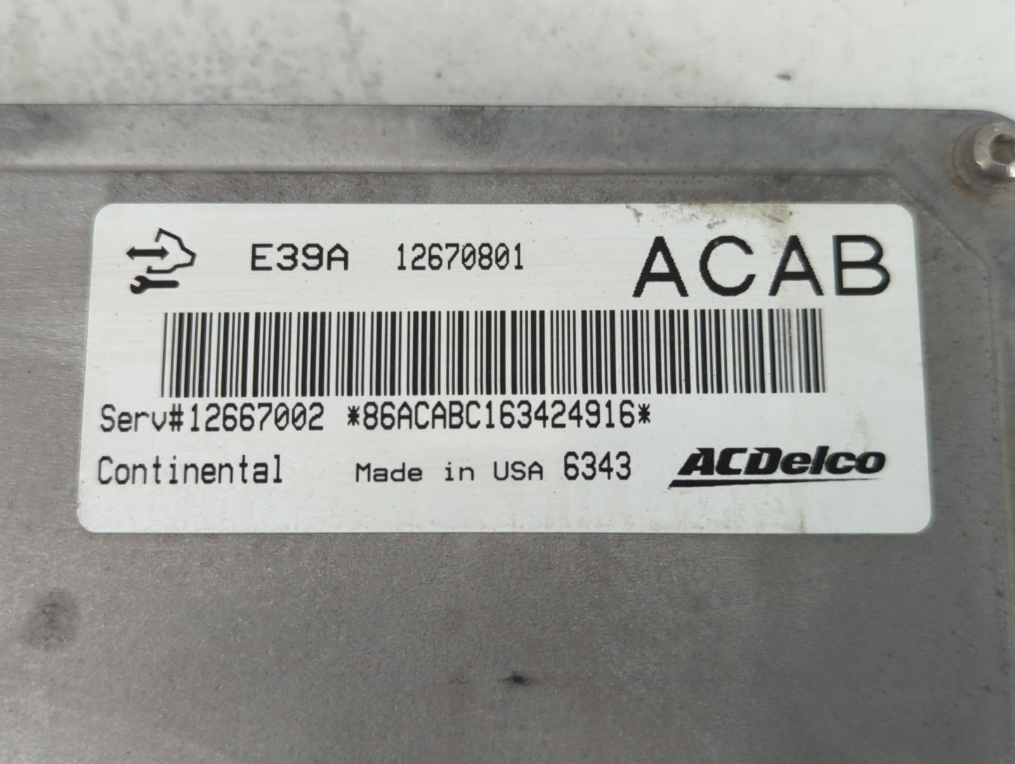 2017 Chevrolet Traverse PCM Engine Control Computer ECU ECM PCU OEM P/N:12670801 12667002 Fits Fits 2018 2019 2020 OEM Used 