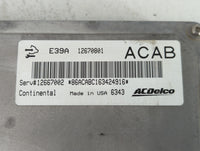 2017 Chevrolet Traverse PCM Engine Control Computer ECU ECM PCU OEM P/N:12670801 12667002 Fits Fits 2018 2019 2020 OEM Used 