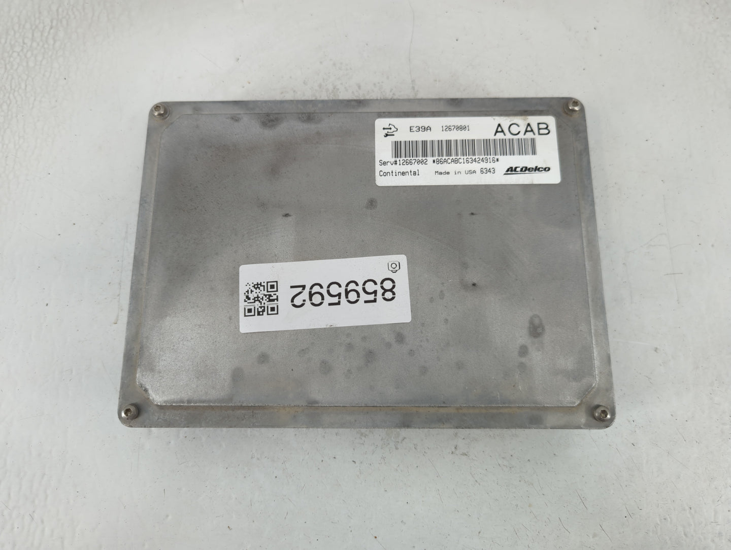 2017 Chevrolet Traverse PCM Engine Control Computer ECU ECM PCU OEM P/N:12670801 12667002 Fits Fits 2018 2019 2020 OEM Used 