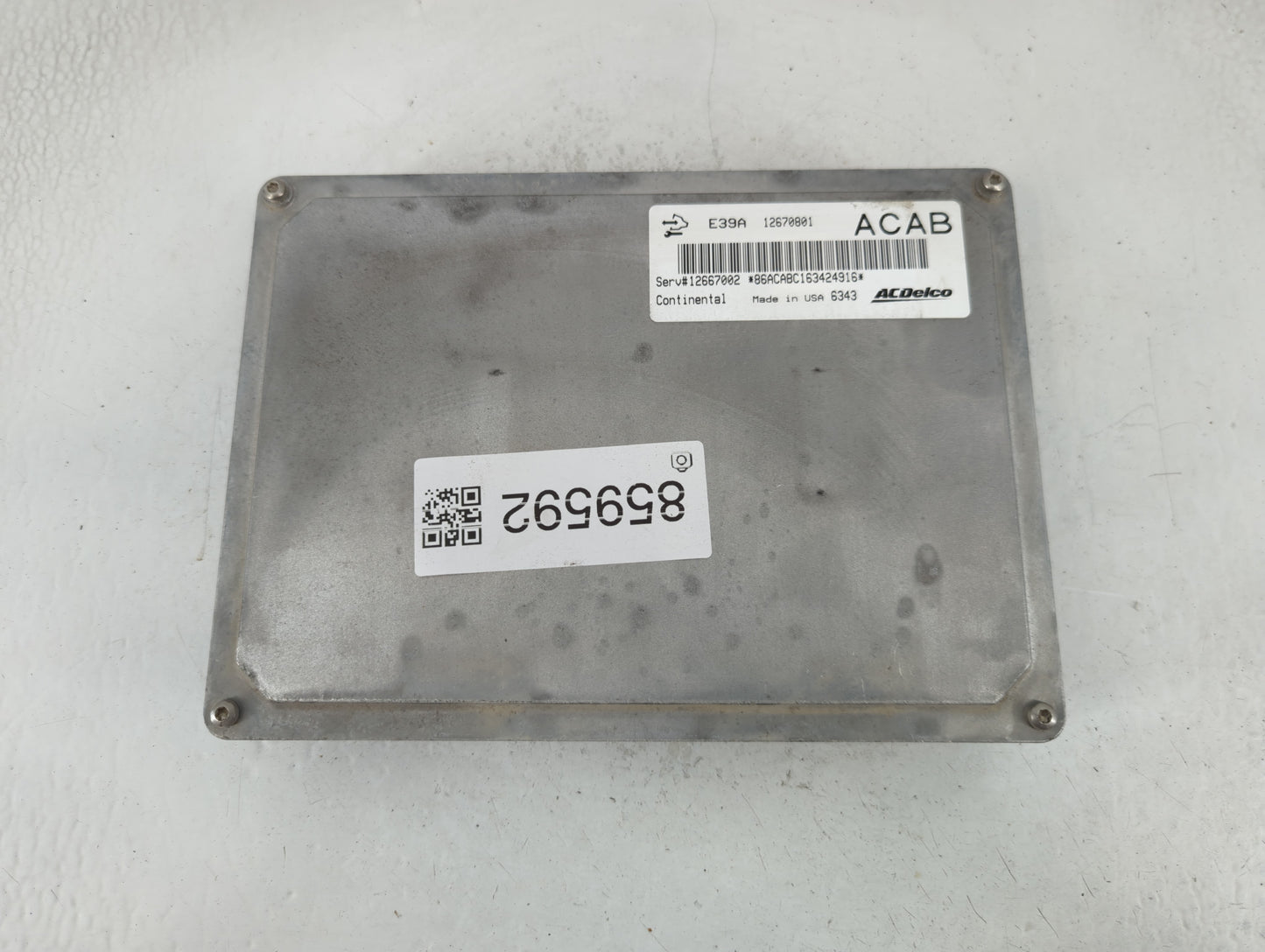 2017 Chevrolet Traverse PCM Engine Control Computer ECU ECM PCU OEM P/N:12670801 12667002 Fits Fits 2018 2019 2020 OEM Used 