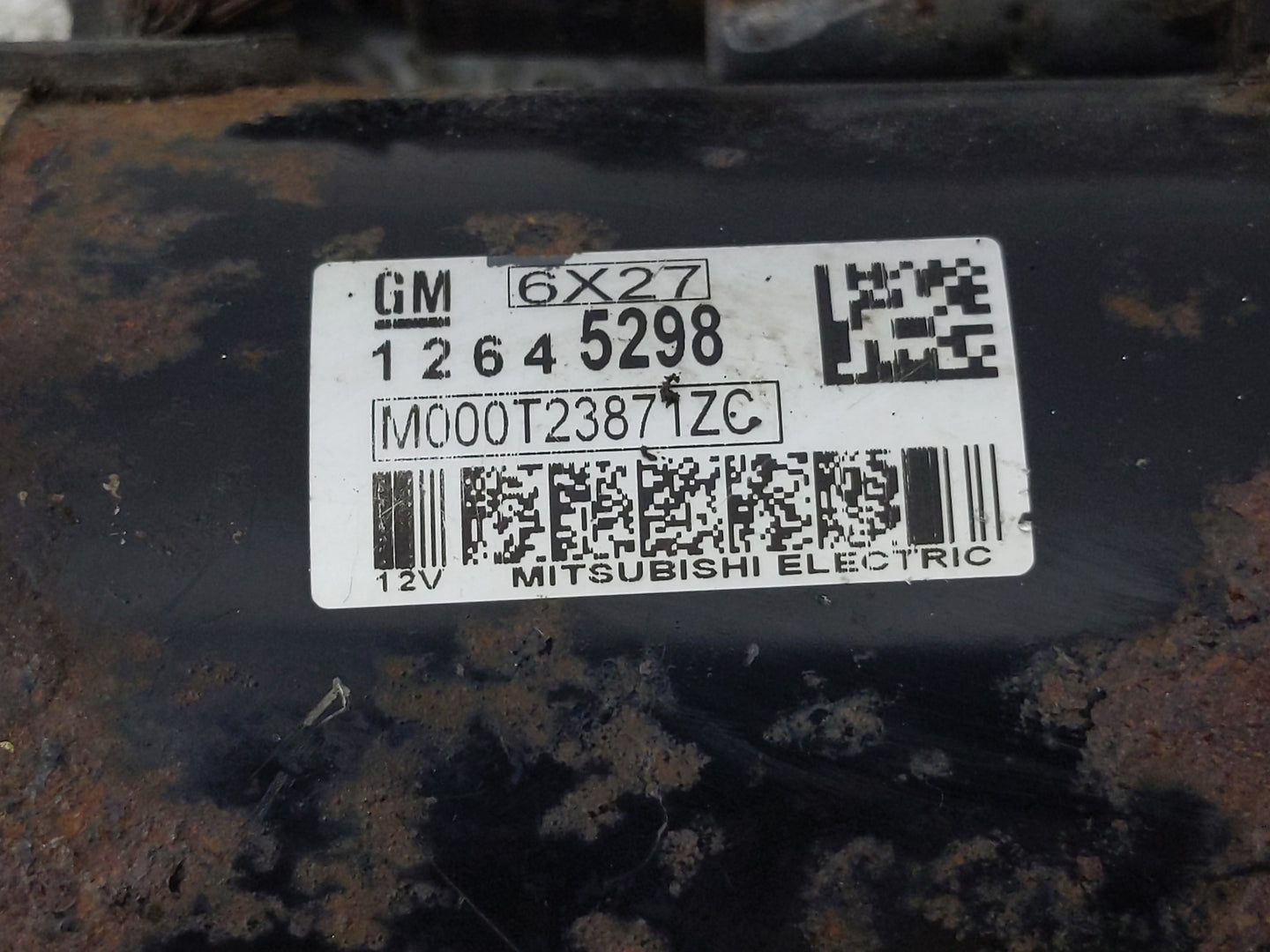 2017 Chevrolet Traverse Car Starter Motor Solenoid OEM P/N:12645298 Fits OEM Used Auto Parts - Oemusedautoparts1.com
