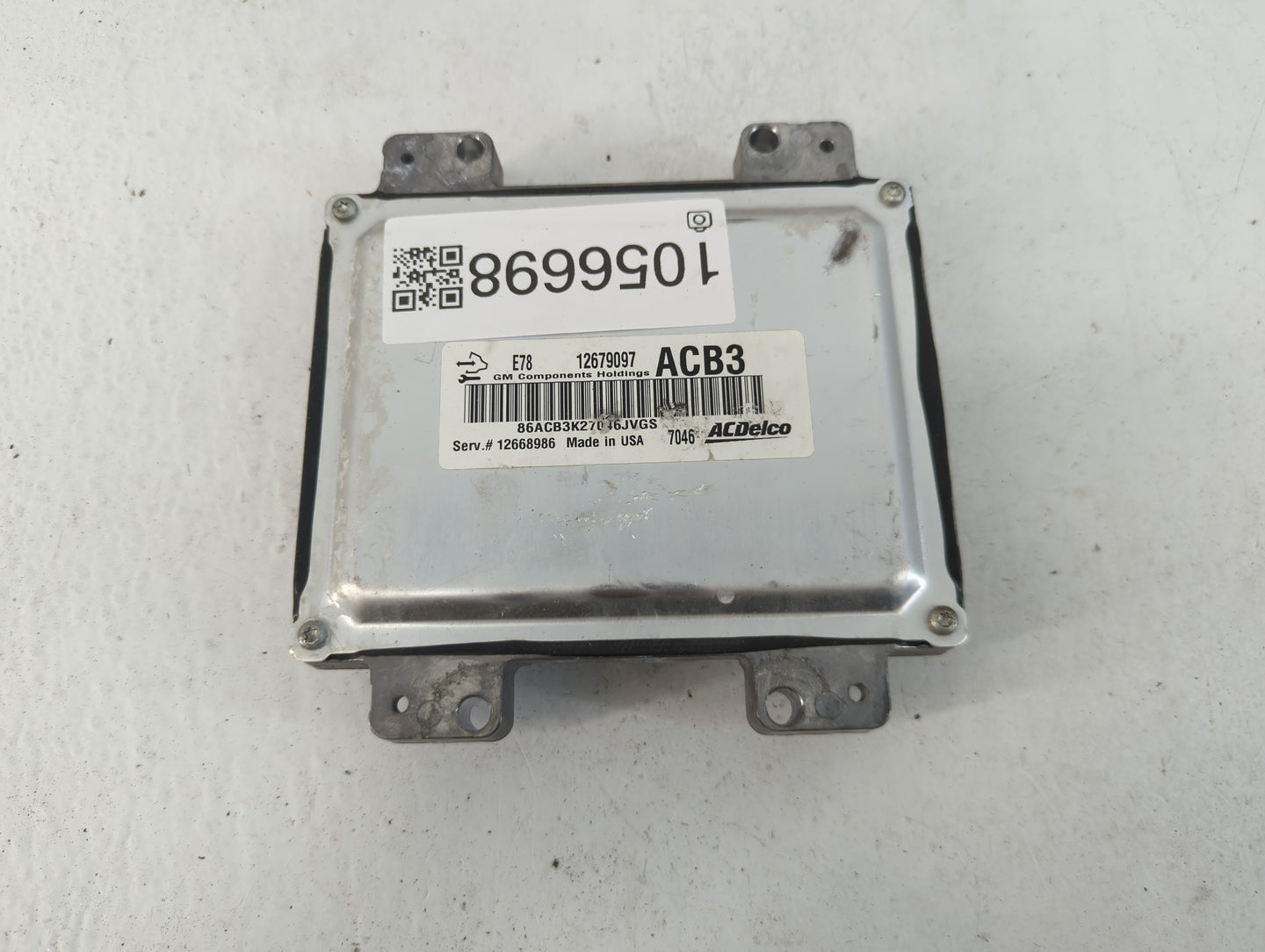 2017-2021 Chevrolet Trax PCM Engine Control Computer ECU ECM PCU OEM P/N:12668986 ACB3 Fits Fits 2017 2018 2019 2020 2021 OE