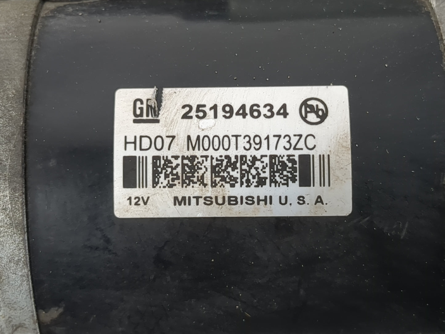 2013-2021 Chevrolet Trax Car Starter Motor Solenoid OEM P/N:25194634 Fits OEM Used Auto Parts - Oemusedautoparts1.com